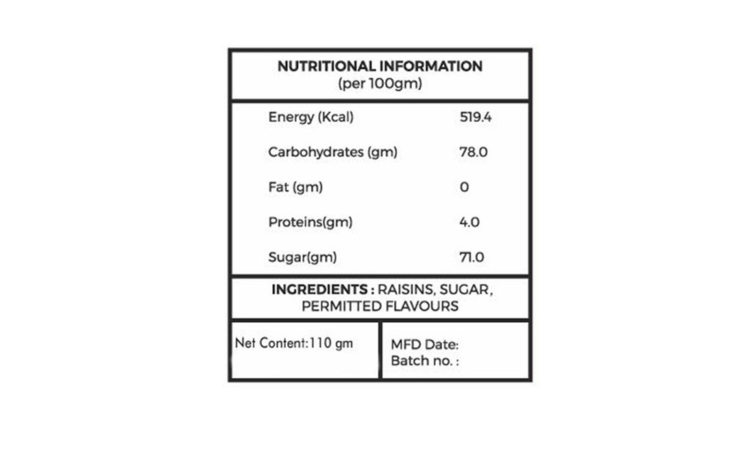 Sattviko Paan Raisin    Jar  110 grams